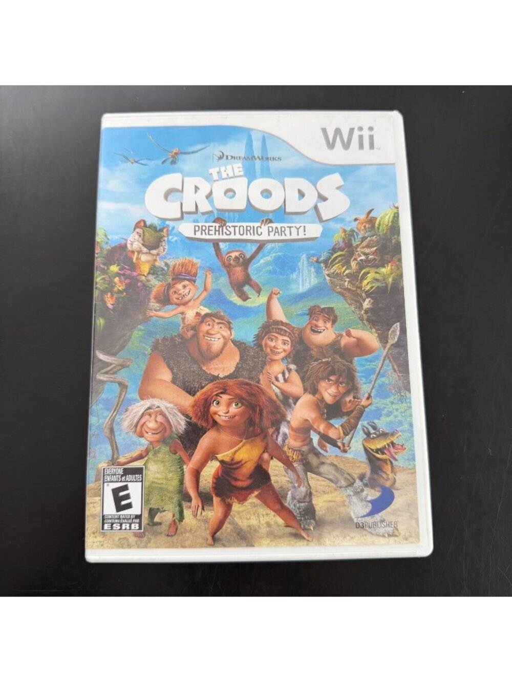 The Croods Prehistoric Party Nintendo Wii Family Party Mini Game Video Game